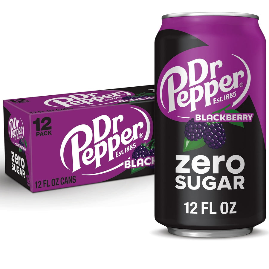 Dr Pepper Blackberry Zero Sugar Soda - Berry Classic Sip