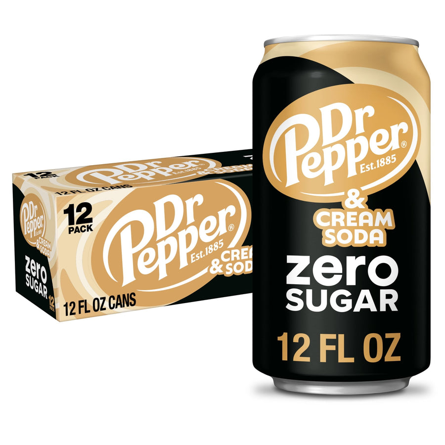 Dr Pepper & Cream Soda Zero Sugar - Creamy Classic Pick