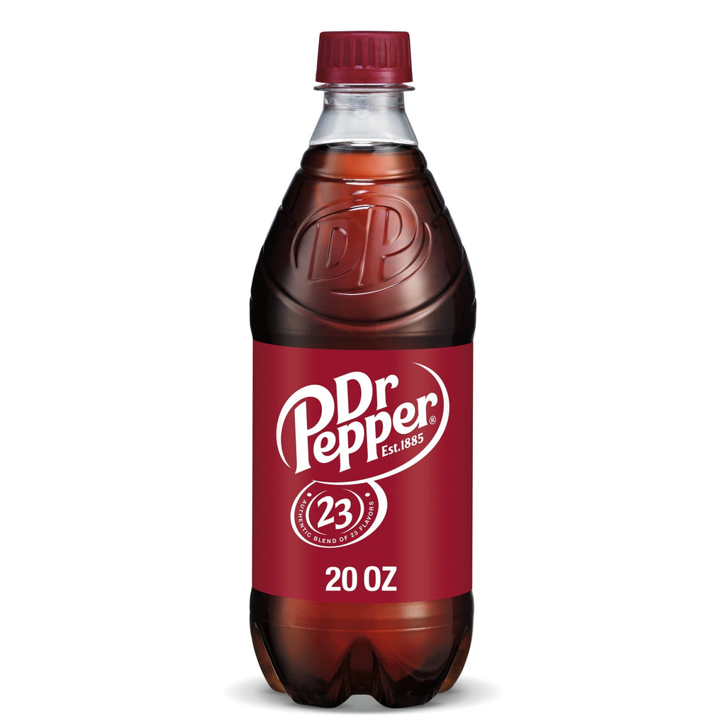 Dr Pepper Original Soda, 20 fl oz Bottle